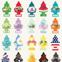 [20종모음]리틀트리 LITTLE TREE 차량용 방향제 걸이형 자동차 실내 냄새제거, 레인포레스트 미스트