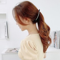 대왕 머리숱 바나나 집게핀 큐빅 명품 올림머리핀 긴머리 반머리 반묶음 예쁜 헤어핀 삔