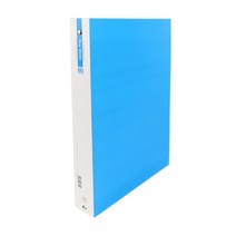 플러스샵 합지 컬러 바인더 A4 3공 O링 5색상 1Set 2개입, 파랑 8Set 16개입