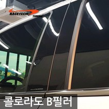 레이스텍 B필러 C필러 미러플레이트 / 기둥몰딩, B필러 콜로라도(6P)