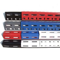 시스템찬넬 수납 선반 타공찬넬 화분걸이 철망파티션, 3X5X2.0 블랙 그레이