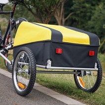 Tacx 캠핑 쇼핑 피크닉 자전거 소형 카고 카트 트레일러 웨건, 빨간색