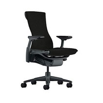 [정규품]Herman Miller (하만 미러) 엠보디 의자 오피스 의자 흑연(블랙) 메들리:신더 BB캐스터 12년 보증 CN122AWAAG1G1BB1HA04
