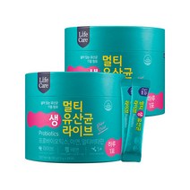 라이프케어 멀티 생유산균 라이브 2박스 200포 (비타민4종함유/변비/쾌변), 150g, 2개