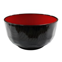 나카야 전자레인지 사용이 가능한 덮밥용 칠기그릇, 양각