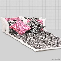 지브라 카페트(패드) Q / 150x200cm, 블랙, 1개