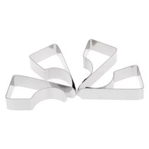 파티 웨딩을위한 4pcs 스테인리스 스틸 테이블 천 식탁보 클립 클램프 홀더, 은