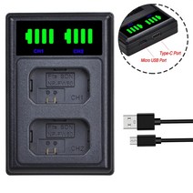 2160mAh NP-FW50 NP FW50 NPFW50 알파 a7 a7II a7R a7RII 알파 a6000 a6300 a6400 LED 듀얼 충전기, 08 1 charger
