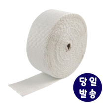 세라믹테이프 단열재 고온 보온 배관테이프 25m, 3.2X2-1/2인치X25m, 1개