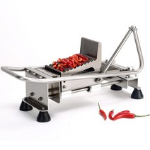 고추써는기계 수동 고추 슬라이서 탕파기 야채 땡초