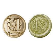 인장 스탬프 스틱 실링왁스 레트로 왁스 스탬프 씰링 맞춤 스탬프 취미 알파벳 편지 나무 왁스 인감 스탬프 세트 교체 구리 헤드 씰링 도구 포스트 장식, l