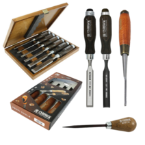 나렉스 목공용 평끌 조각도 환끌 세트 도브테일치즐 송곳, 8105 06 (06mm)