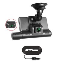 룸미러블랙박스 후방 카메라 자동차 2023 대시 캠 DVR 4인치 풀 HD 1296P 드라이브 비디오 레코더 등록, 01 No rear camera_01 64G