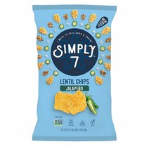 Simply 7 심플리7 렌틸 칩스 할라페뇨113g X6팩, 1개