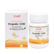 하이웰 프리미엄 프로폴리스 3200 플라보노이드 96mg 100베지캡슐, 100 베지캡슐, 1개