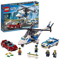 LEGO 레고 시티 경찰 헬리콥터 및 폴리스커 60138 블록 장난감 소년, 상품명참조