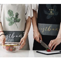 [이거찜] 네일샵 어린이집앞치마 유치원선생님 보육교사 카페 공방 미용실 앞치마, 북유럽풍앞치마 라이트그레이