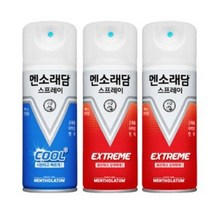 멘소래담 스프레이 파스 쿨 익스트림핫 딥앤쿨 3종, 스프레이파스[핫2+쿨1 ], 1개