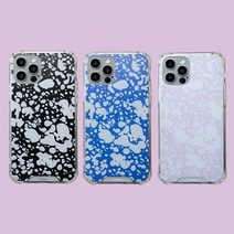 [바보사랑] 프로자인 잉크마블 그래픽 범퍼 케이스, 색상/기종:BLACK/iphone12Promax, 상세 설명 참조