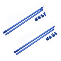 3X Fish Tank Aquarium Air Stone Bubble Wall Aeration Tube Oxygen Pump Diffuser 28 Inch, Blue