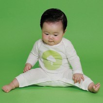 랩바이베이비 우주복 포인트 특허받은 열똑똑아기옷 아기 체온37도 38도이상 체온감지가능