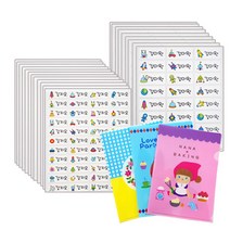 누리몰 방수 네임스티커 실속set, 1개, 스페이스실속set