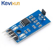 히든센서 1Pcs 3144E Hall Switch Speed Counting Sensor Module Position sensing For Arduino Smart Car, 한개옵션0