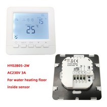 해외 HY02B05 와이파이 90 240V 16A 3A APP 제어 온도 컨트롤러 룸 전기 또는 물 난방 시스템에 대 한 와, 3A Water WIFI, One Size