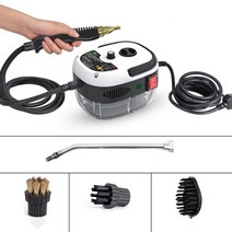 스팀 청소기 물걸레 zaiwan 고압 2500w 900ml 물 탱크 자동차 에어컨 주방 후드 청소, 하얀, 220v, 우리를, 하얀
