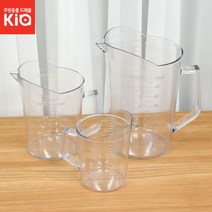 PC계량컵 투명계량컵 베이킹 용량측정 투명 비커 손잡이 플라스틱, PC계량컵-4000ml(DS)