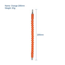 유연한 육각 샤프트 드릴 비트 연장 비트 홀더 마그네틱 연결 드라이브 샤프트 전기 드릴 전동 공구 액세서, 04 Orange 295mm