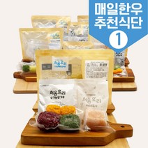 처음요리 08. 이유식밀키트 완료기2단계 세트, [베이직+육수]_매일한우식단1번세트_9팩*3회분