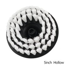 23.5453939 전기 스크러버 브러시 드릴 pp 라운드 다목적 클리너 car detailing brush tool plastic carpet glass brush kit, 5인치 중공