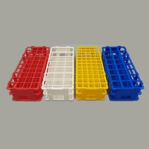 플라스틱시험관대, 빨강(40홀 내경20mm)