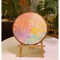 백드롭 페인팅 키트 젤스톤, 절약형키트, 40*50cm, 블루밍부케