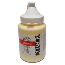 아크릴물감 STUDIO 250ml 206 Buff Titanium/ 대용량 리필낱색 미술 벽화 공예 diy 디자인 인테리어재료