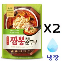 풀무원 반듯한식 짬뽕 몽글순두부 500g 2개