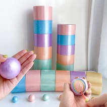 크앤비 테이프 공 볼 만들기 끈적볼 찐득볼 공 만들기 4.8cm 6cm, 4.8cm (에메랄드)