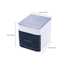 인기추천에어 쿨러 휴대용 에어 컨디셔너 Humidifie Purifier 3 in 1 휴대용 미니 에어 컨디셔너 USB 에어, 01 White