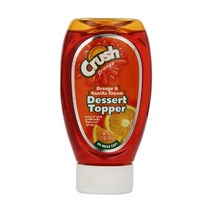Crush Orenge Dessert Topper 크러쉬 오렌지 앤 바닐라 크림 디저트 토퍼 시럽 340g 6개 72oz