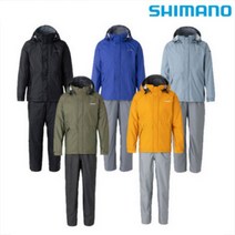 시마노 DS 베이직 레인슈트 우의 낚시우비 RA-027Q 2022 NEW, 퓨어 블랙 XL, 블랙