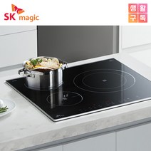[전국무료설치] SK매직 3구 인덕션 신제품 전기레인지 파워부스트 3400W 타공560X480
