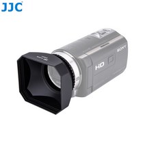 카메라 액정 보호 필름 jjc 캠코더 dv 나사 후드 3037434658mm 비디오 렌즈 후드 canon legria hf r806r86sony fdr ax700hdr, lh-dv43b