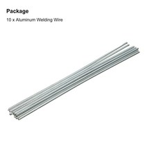 저온알루미늄용접봉10/20Pcs 1.6/2mm 알루미늄 용접봉 와이어 브레이징 플럭스 코어 납땜 저온 부식 방지 D, 04 2.0mmx330mm-20pcs