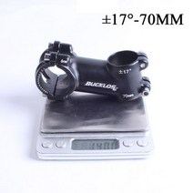 카본핸들바 BUCKLOS-MTB 자전거 핸들 바 25.4mm BMX 라이저 31.8*720/780mm 브롬튼용 산악, [11] 17 degrees-70mm