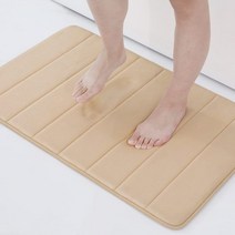 실리콘 목욕 매트 미끄럼 방지 샤워 욕실 러그 메모리폼 카펫 부드러운 발 돌 바닥 초흡수성 빠른 건조, 28 beige