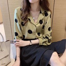 여자 셔츠 블라우스 박시한 도트 대학생 빅사이즈 여성 남방 이일화 면접용 거즈 수애 펀칭 정장 흰 반팔 손예진 고방 면 스퀘어넥 린