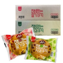 SPC삼립 딸기맛+사과맛 쿠키 75g 20개입 2박스, 1set