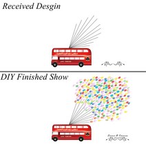 HAOCHU (공작이 꼬리를 확산) 지문 트리 웨딩 게스트 북 비 샤워 생일 파티 서명 책 + 잉크 패드, 27, 옵션1
