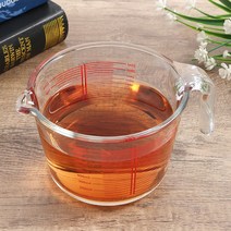 로하티 내열유리 계량컵 1L 눈금 비커